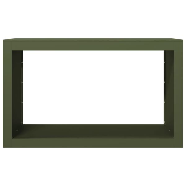 vidaXL br&aelig;ndestativ 100x40x60 cm st&aring;l gr&oslash;n