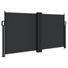 vidaXL sammenrullelig sidemarkise 120 x 600 cm sort