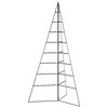 vidaXL dekorativt juletr&aelig; 180 cm metal sort