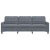 vidaXL 3-personers sofa 210 cm fløjl mørkegrå