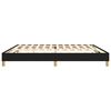 vidaXL Boxspring sengeramme 200x200 cm stof sort