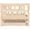 vidaXL daybed med udtr&aelig;k 80x200 cm massivt fyrretr&aelig; hvid