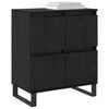 vidaXL Sideboard 2 pcs Sort eg 60 x 35 x 70 cm