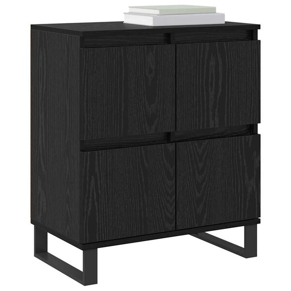 vidaXL Sideboard 2 pcs Sort eg 60 x 35 x 70 cm
