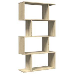 vidaXL bogreol/rumdeler 70x24x129 cm 4 niveauer konstrueret tr&aelig;