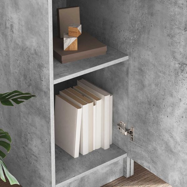 vidaXL Bord 2 pcs Beton Gr&aring;