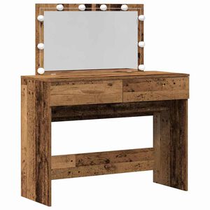 vidaXL Kl&aelig;deskab Gammelt tr&aelig; 100 x 40 x 120 cm Konstrueret tr&aelig;
