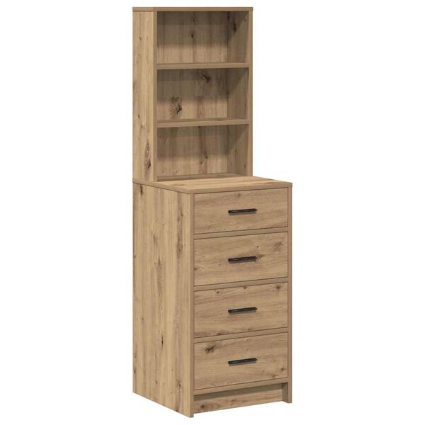 vidaXL Highboard artisan eg 40 x 41 x 135 cm Konstrueret tr&aelig;