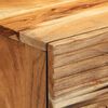 vidaXL Natskab med skuffe Brun 50 x 33 x 62 cm Massivt akacietr&aelig;