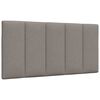 vidaXL sengeramme uden madras Hanko Taupe 100x200 cm Stof