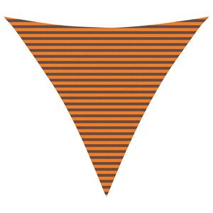 vidaXL Solskygge sejl Orange og Brun 4,5 x 4,5 x 4,5 m