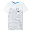 T-shirt til b&oslash;rn str. 128 ecrufarvet