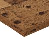vidaXL Boghylde Br&aelig;t 4 pcs Brun 60 x 40 x 1,5 cm Konstrueret tr&aelig;