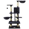 vidaXL kradsetræ med sisalkradsestolper 122 cm blå