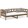 vidaXL daybed 80x200 cm massivt fyrretræ gyldenbrun