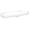 vidaXL bordplade til skrivebord 110x55x2,5 cm bambus