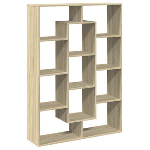 vidaXL bogskab 102x29x143 cm konstrueret tr&aelig; sonoma-eg
