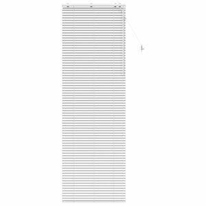 vidaXL Persienner Hvid 85 x 250 cm 35 mm Massivt Paulownia Tr&aelig;