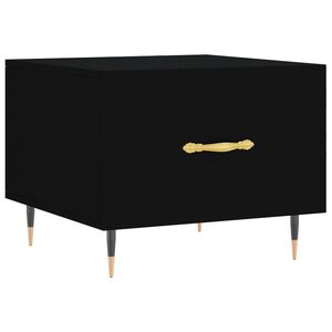 vidaXL sofabord 50x50x40 cm konstrueret tr&aelig; sort