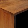 vidaXL Sideboard med d&oslash;r Valn&oslash;d 80 x 33 x 75 cm Massivt mangotr&aelig;