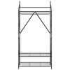 vidaXL &Aring;ben Garderobe Ensfarvet 2 pcs 78 x 36 x 158 cm