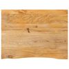 vidaXL bordplade 90x60x2,5 cm naturlig kant massivt mangotr&aelig;