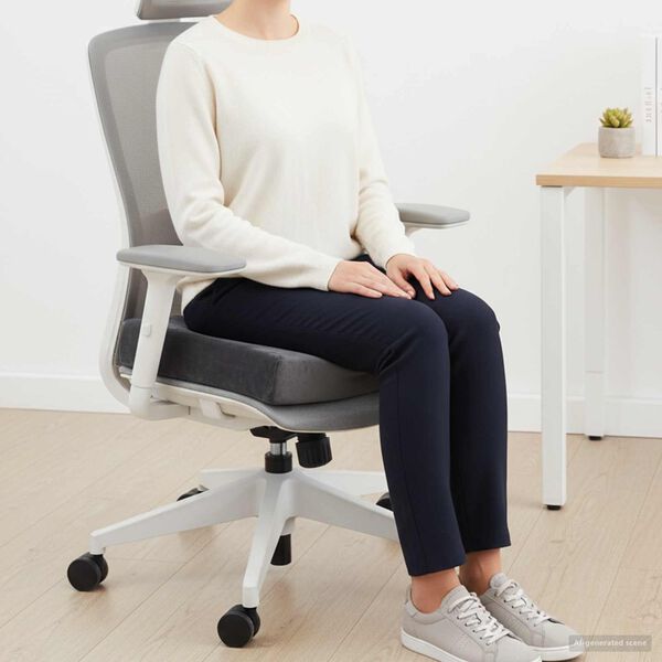 vidaXL S&aelig;dehynde Gr&aring; 40 x 40 x 10 cm PU Skum