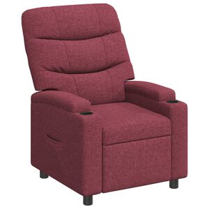 vidaXL Liggestol Vinr&oslash;d 75 x 93 x 102 cm Stof
