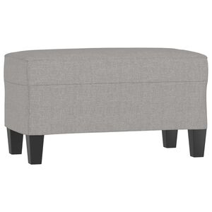 vidaXL b&aelig;nk 70x35x41 cm stof lysegr&aring;