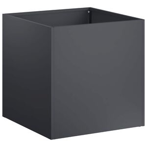 vidaXL Have Blomsterkrukke Antracit 20 x 20 x 20 cm Koldvalset st&aring;l