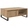 vidaXL Sofabord Artisan Egetr&aelig; 90 x 60 x 35 cm Konstrueret tr&aelig;