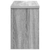 vidaXL Vægmonteret Jakkeholder med hylde Grå sonoma-eg 50 x 20 x 30 cm