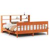 vidaXL sengeramme uden madras 180x200 cm massivt fyrretr&aelig; gyldenbrun