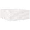 vidaXL plantekasse 110x110x46 cm massivt fyrretr&aelig; hvid