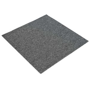 vidaXL T&aelig;ppeflise Mellem Gr&aring; 50 x 50 cm 4 stk. PP og Bitumen