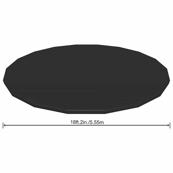 Bestway Flowclear Fast Set poolovertr&aelig;k 555 cm