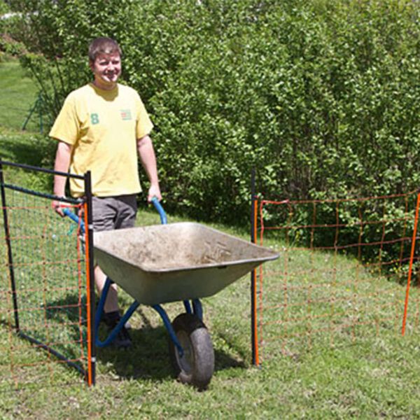 Kerbl d&oslash;r til elektrisk hegnsnet 95-125 cm 446518