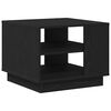 vidaXL Sofabord Sort eg 55 x 55 x 42 cm Konstrueret tr&aelig;