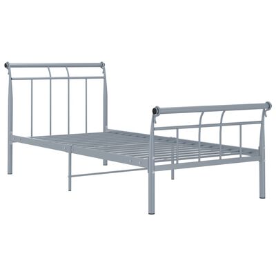 vidaXL sengestel 100x200 cm metal grå