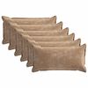vidaXL Pudebetr&aelig;k 6 stk. HOUTEN Brun 40 x 70 cm Chenille Stof