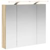 vidaXL Badev&aelig;relsesspejlskab Sonoma eg 80 x 14.5 x 70 cm