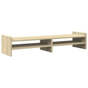 vidaXL sk&aelig;rmstander 100x27x20 cm konstrueret tr&aelig; sonoma-eg