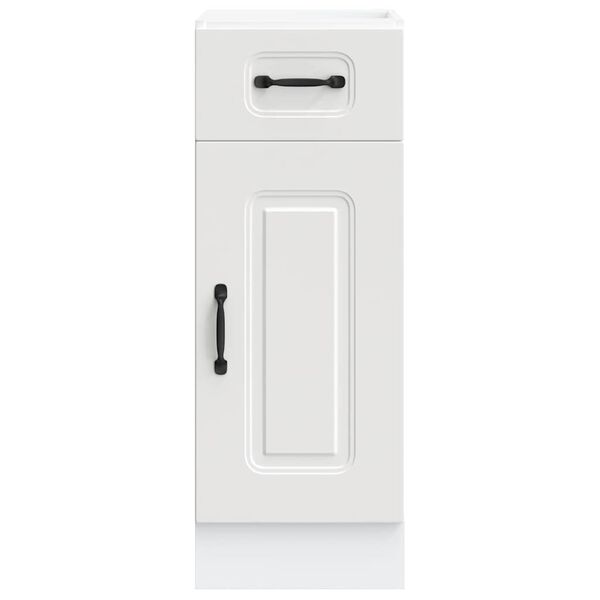 vidaXL k&oslash;kkenunderskab Kalmar hvidt konstrueret tr&aelig;