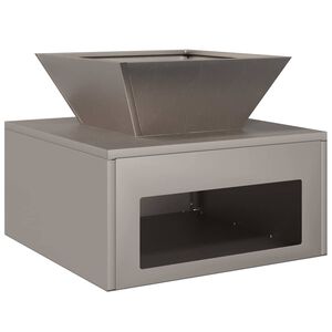 vidaXL B&aring;lsted Rusten 50 x 50 x 40 cm Cortenst&aring;l