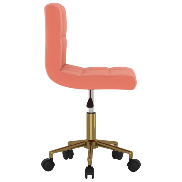 vidaXL drejelig spisebordsstol fl&oslash;jl lyser&oslash;d