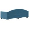 vidaXL daybed med udtræk 80x200 cm velour blå