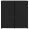 vidaXL skab 79x38x80 cm konstrueret træ sort