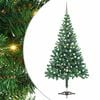vidaXL kunstigt juletr&aelig; med lys og kugles&aelig;t 120 cm 230 grene