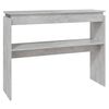 vidaXL konsolbord 102x30x80 cm konstrueret tr&aelig; betongr&aring;