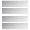 vidaXL Trappe Tread 4 stk. 80 x 20 cm S&oslash;lv Aluminium Rektangul&aelig;r